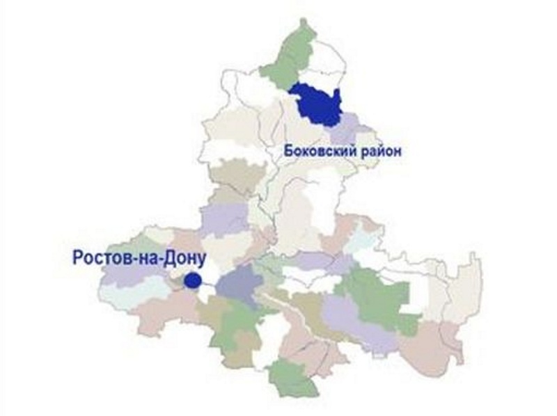 Карта боковского района ростовской